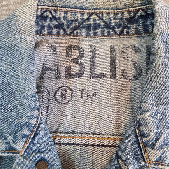 Gap 1969 Men’s Trucker Denim Jacket Medium Tint Wash Fall 2006 Size M/L Fit - Picture 4 of 13